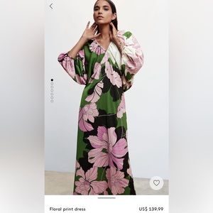 MANGO floral print dress from Exclusive Collection